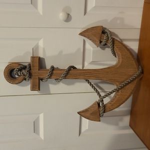 Wooden Boat Anchor